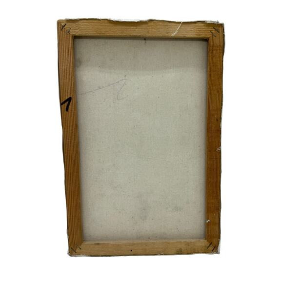 Late 20th Century Colorful Oil on Canvas "Moroccan Souk" by Artist Daghoury - Picture 11 of 12